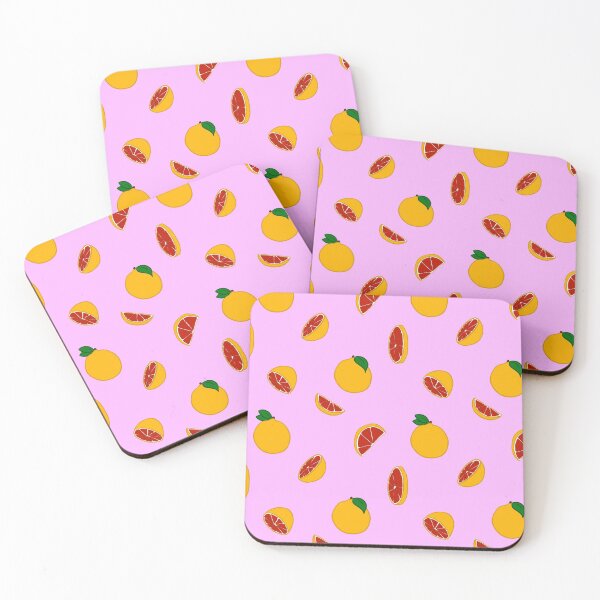 Item preview, Blood Orange Tile Design - Purple Background designed and sold by Blenderbeetle.