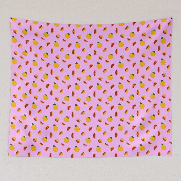 Item preview, Blood Orange Tile Design - Purple Background designed and sold by Blenderbeetle.