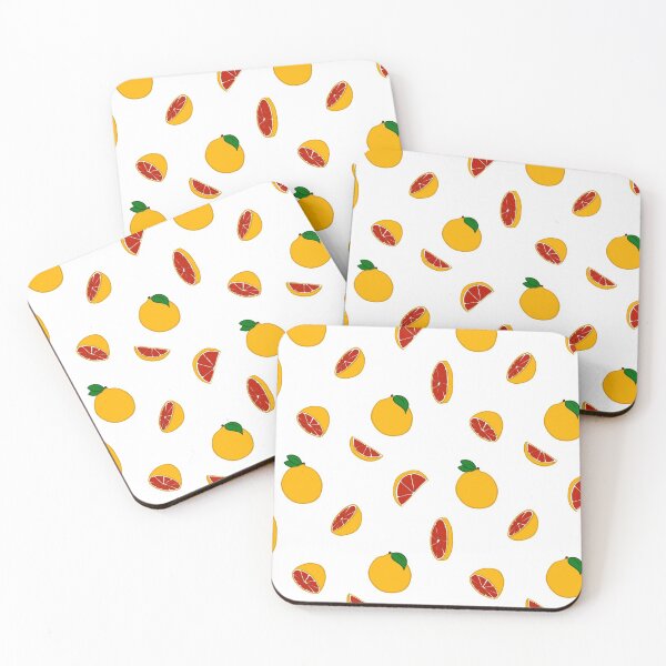 Item preview, Blood Orange Tile Design - White Background designed and sold by Blenderbeetle.