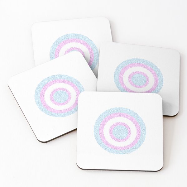 Item preview, Circular Trans Flag designed and sold by LokiPigeon.