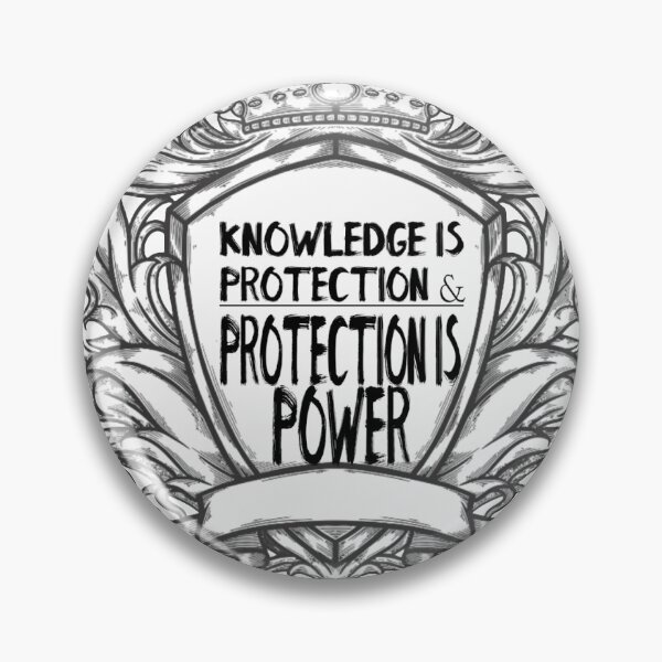 Item preview, Knowledge is protection designed and sold by darknessjeff86.