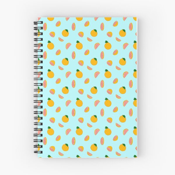 Item preview, Grapefruit Tile Design - Blue Background designed and sold by Blenderbeetle.
