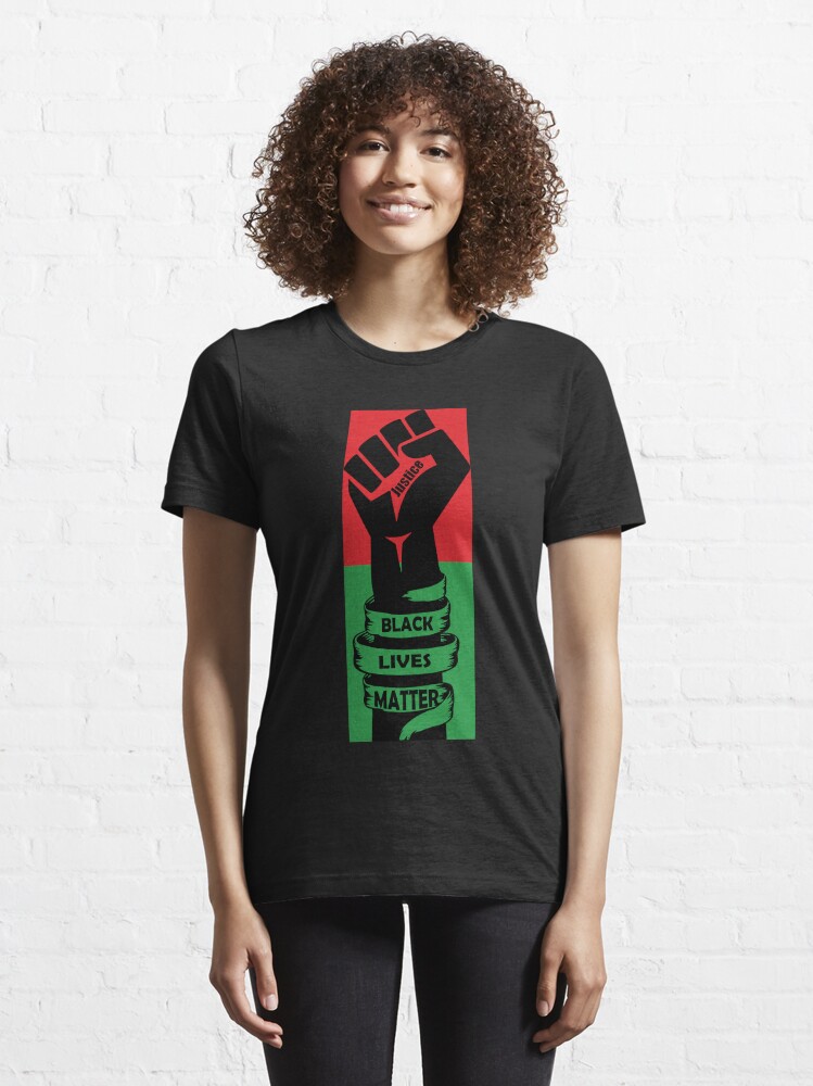 "Black Lives Matter TShirt (Red, Green & Black)" Tshirt for Sale by BEENWOKE Redbubble