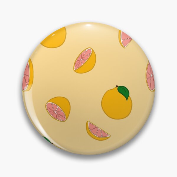 Item preview, Grapefruit Tile Design - Orange Background designed and sold by Blenderbeetle.