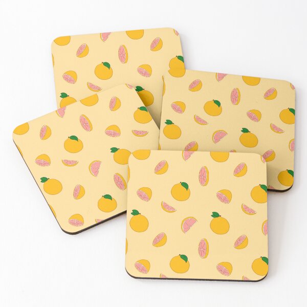 Item preview, Grapefruit Tile Design - Orange Background designed and sold by Blenderbeetle.