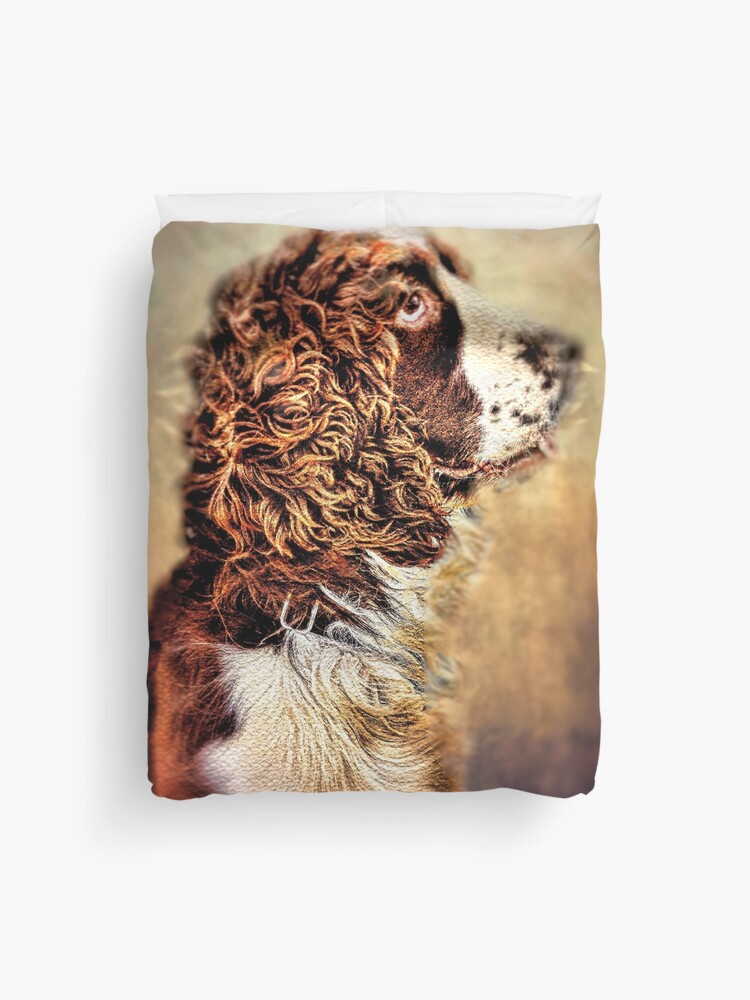 springer spaniel duvet cover