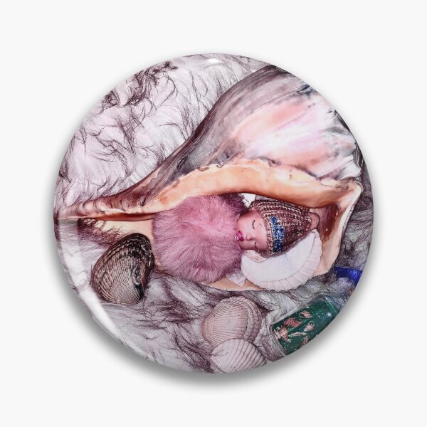 Item preview, Baby Sleeping on the shell Bed. designed and sold by sherpadesign21.