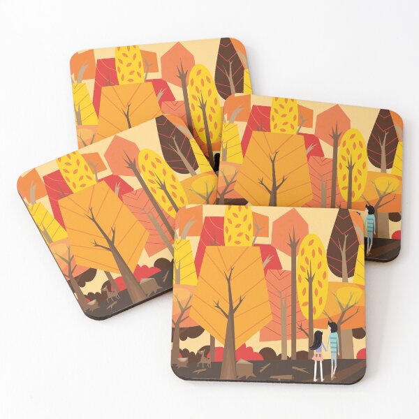 Item preview, Fall season flat illustration  designed and sold by mayankdozdesign.