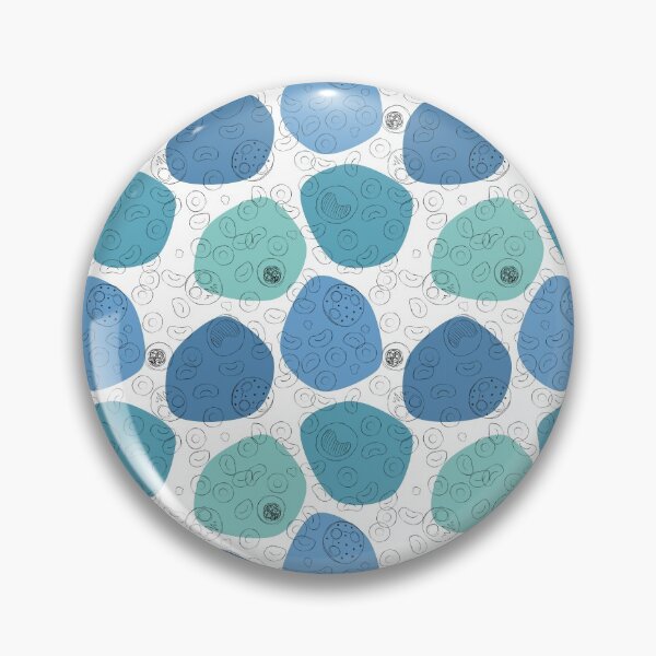 Item preview, Blood Cells - Blues designed and sold by Hodgepodge Bricolage.