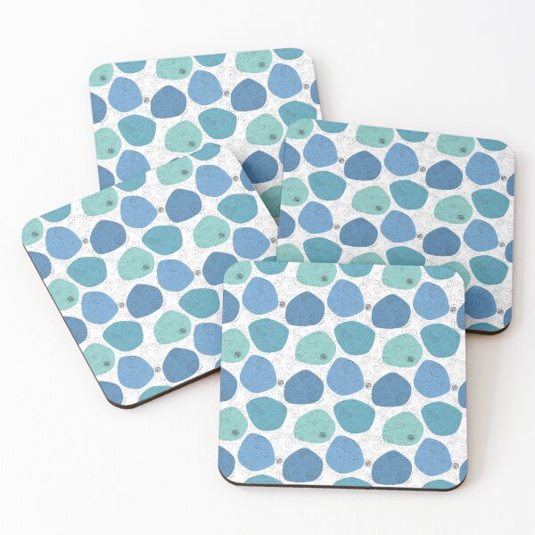 Item preview, Blood Cells - Blues designed and sold by Hodgepodge Bricolage.