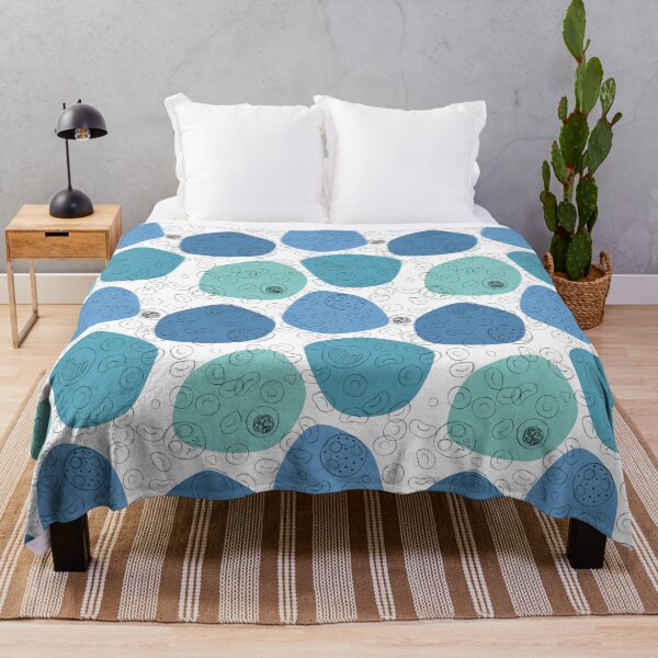 Item preview, Blood Cells - Blues designed and sold by Hodgepodge Bricolage.