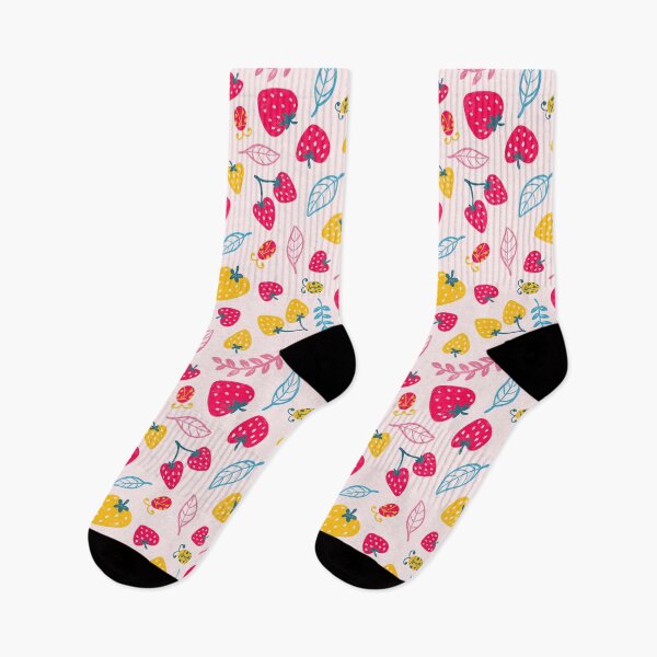 Artikelvorschau, Erdbeeren auf Pink entworfen und verkauft von AllyArtDesigns.