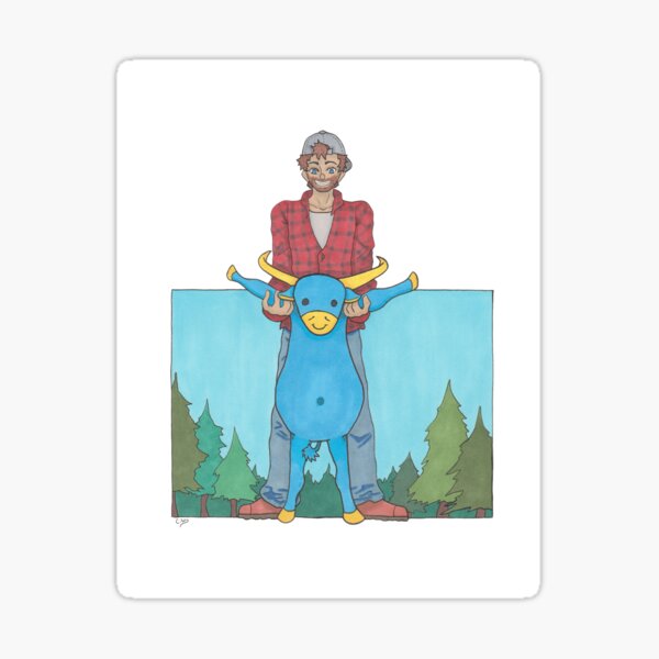 Paul and Babe Sticker