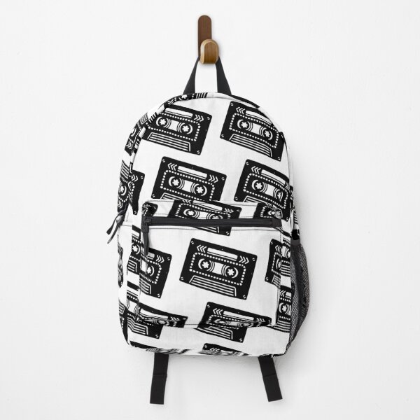 Item preview, Retro cassette print - monochrome designed and sold by LittleBettyMakes.