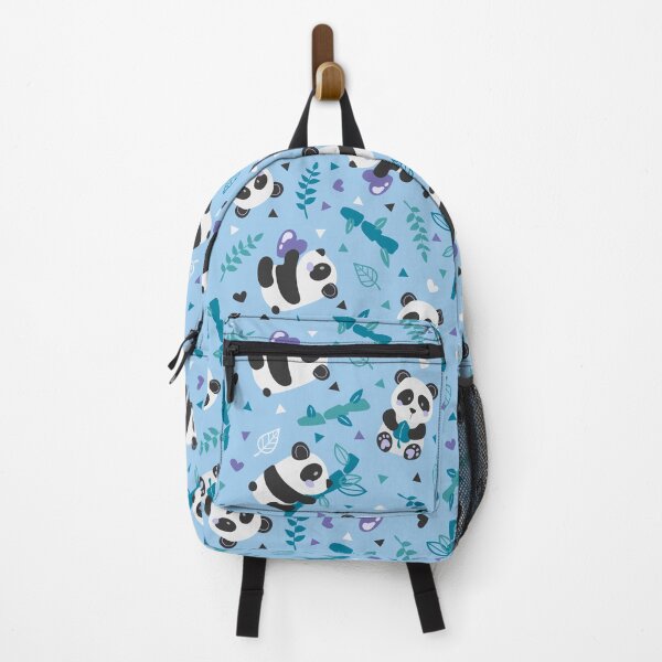 Item preview, Panda Love on Blue designed and sold by AllyArtDesigns.