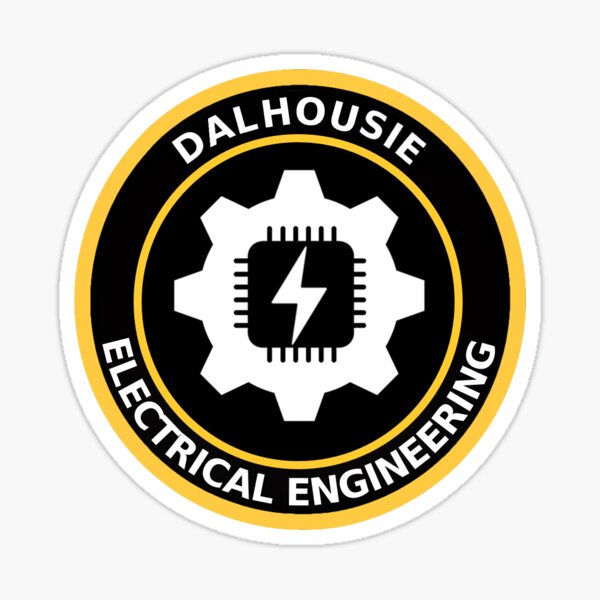 "Dalhousie Electrical Engineering Sticker" Sticker by wuerthamanda