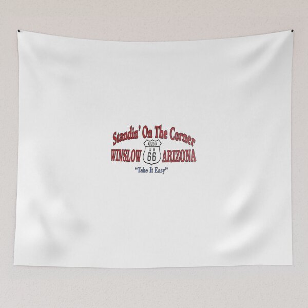 Item preview, Standing On The Corner in Winslow Arizona designed and sold by SwampfoxDesign.