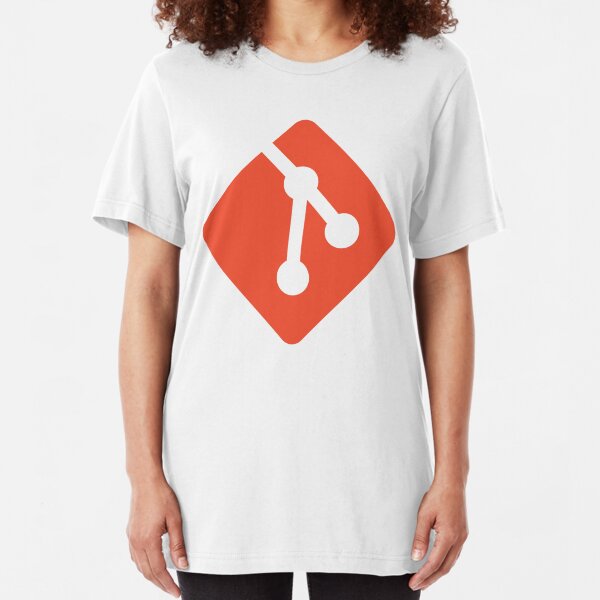 Git - Red logo Slim Fit T-Shirt
