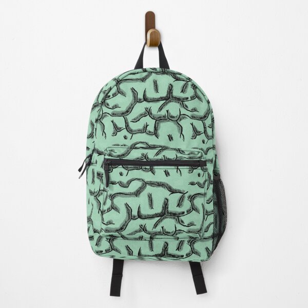 Item preview, Seamless Brain - Green designed and sold by Hodgepodge Bricolage.