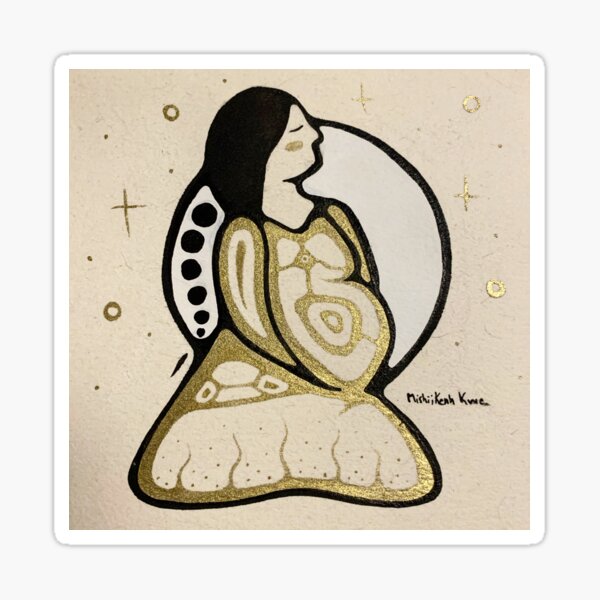 untitled ink drawing Sticker