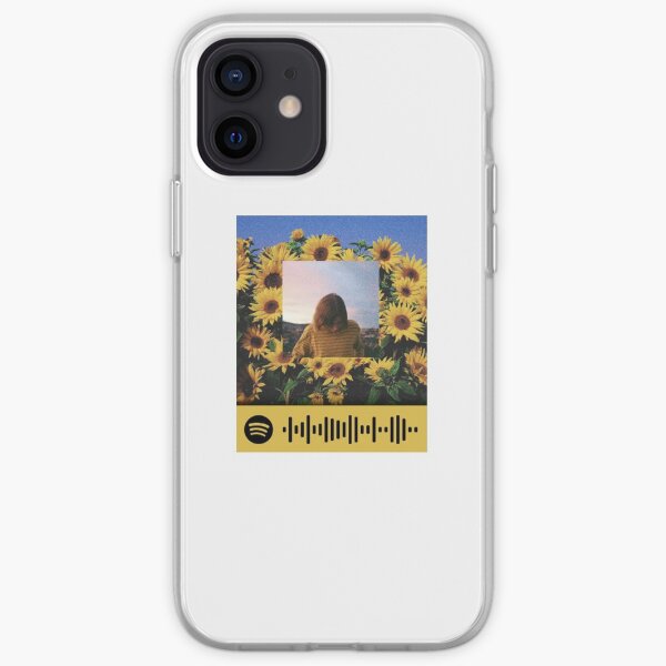 dépression d'été par une fille en rouge Coque souple iPhone