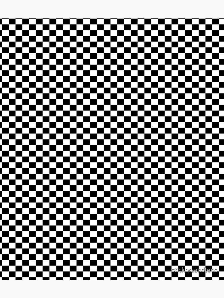 Black and White Checkered Ska Racing Backpack by stickersandtees