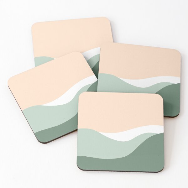 Item preview, Rolling Nature - Abstract Minimalist Midcentury Art designed and sold by steadqueen.