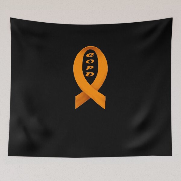Item preview, COPD Awareness Ribbon designed and sold by B-Martin-Art.