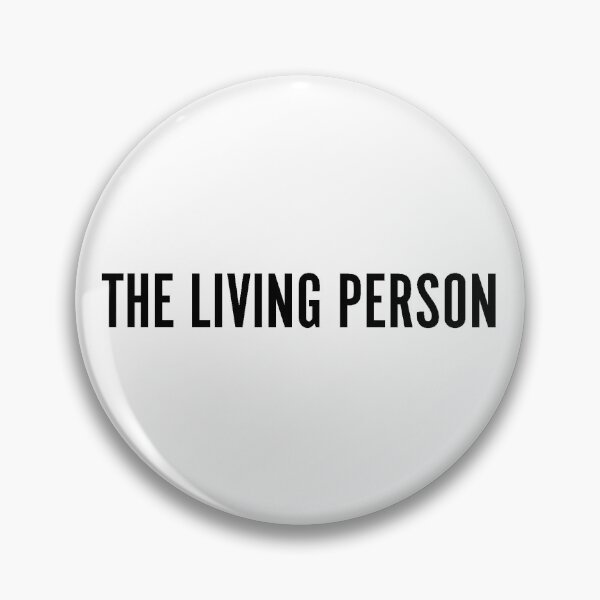 Item preview, The Living Person - White Logo  designed and sold by thelivingperson.