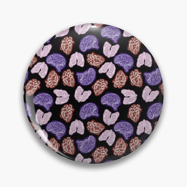Item preview, Lung Heart Brain - Color designed and sold by Hodgepodge Bricolage.
