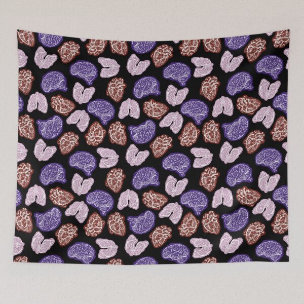 Item preview, Lung Heart Brain - Color designed and sold by Hodgepodge Bricolage.