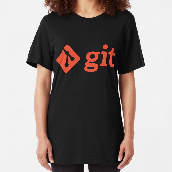 Git - Red logo Slim Fit T-Shirt