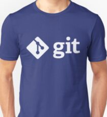 Git - White logo Unisex T-Shirt