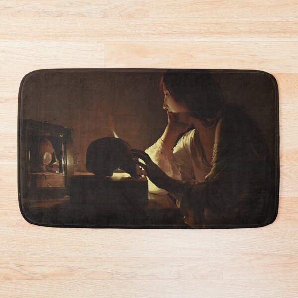 Item preview, The Repentant Magdalen, Georges de La Tour, French,  Mary Magdalene designed and sold by florafaunaartco.