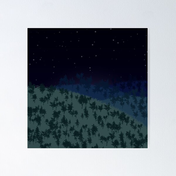 Item preview, Un bosque en la noche designed and sold by PuppetOfFlames.