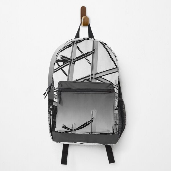 Item preview, Gritty construction image of steel framing and construction crane  designed and sold by Brian Scantlebury.