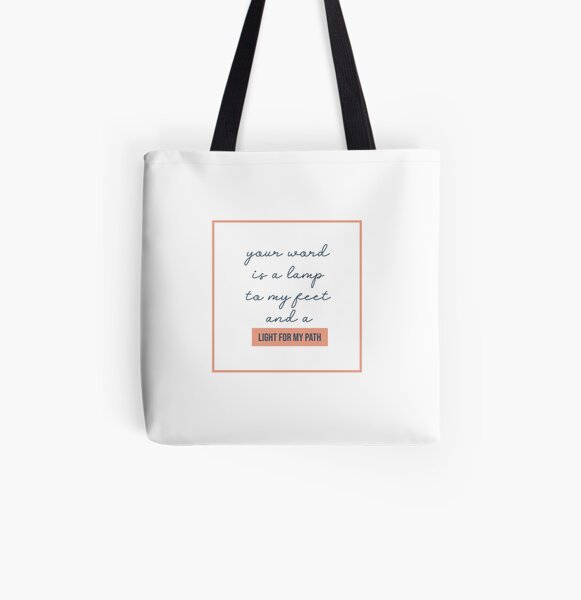NM Light For My Path All Over Print Tote Bag