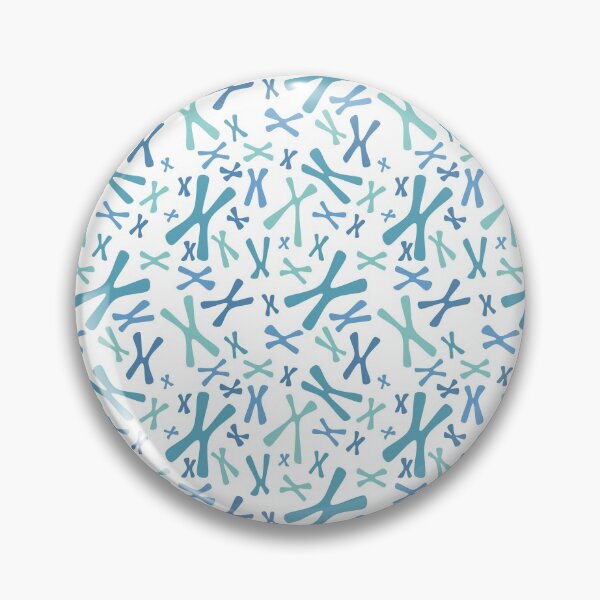 Item preview, Chromosomes - Blues on White designed and sold by Hodgepodge Bricolage.
