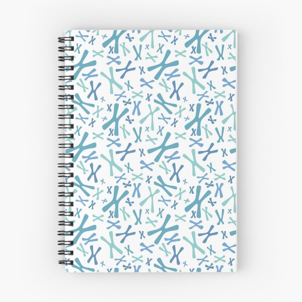 Item preview, Chromosomes - Blues on White designed and sold by Hodgepodge Bricolage.