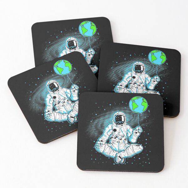 Item preview, Zen Astronaut Meditating In Space designed and sold by CattleandCrow.