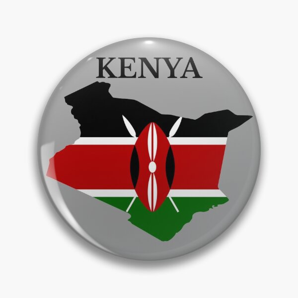Item preview, Kenya flag map designed and sold by marosharaf.