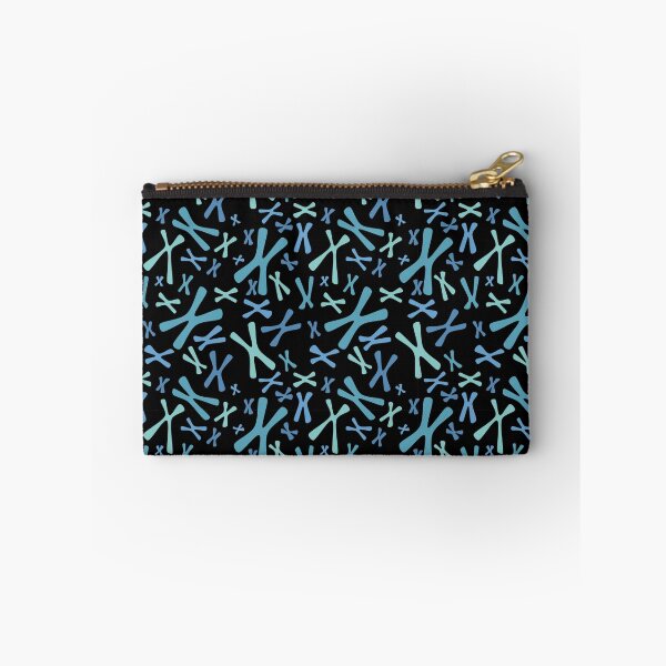 Item preview, Chromosomes - Blues on Black designed and sold by Hodgepodge Bricolage.