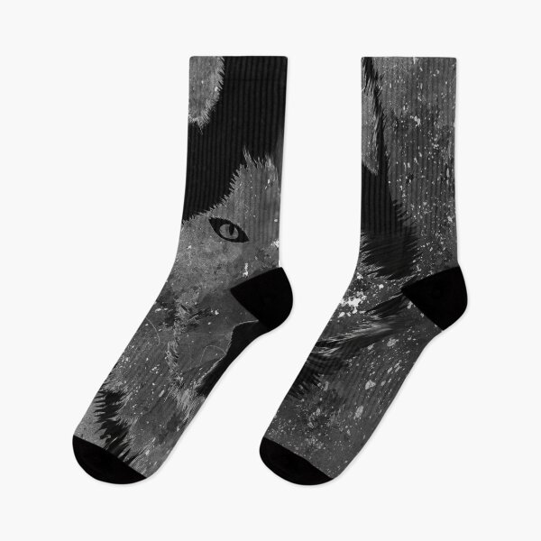 Item preview, Wolf Abstract Design With Black Ashes designed and sold by vineeth.