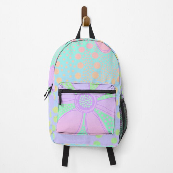 Item preview, Pastel Rainbow Flower and Dots designed and sold by Whoopsidoodle.