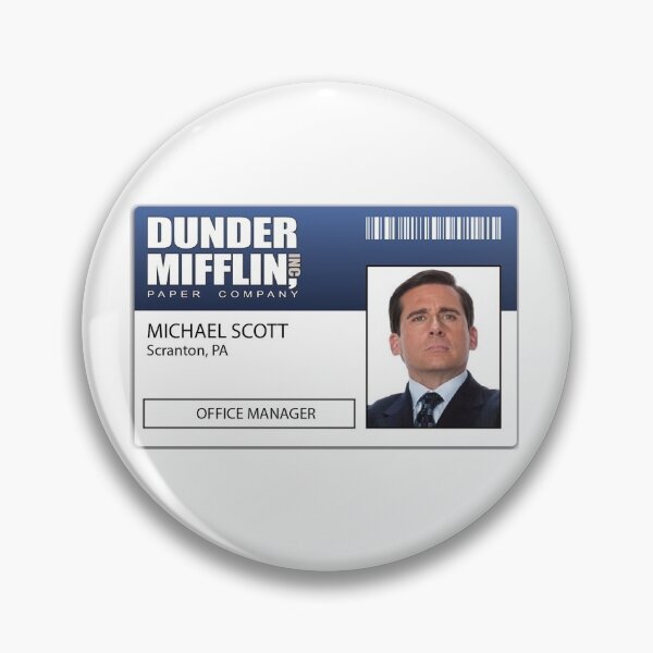 Item preview, michael scott id card designed and sold by Office Fan.