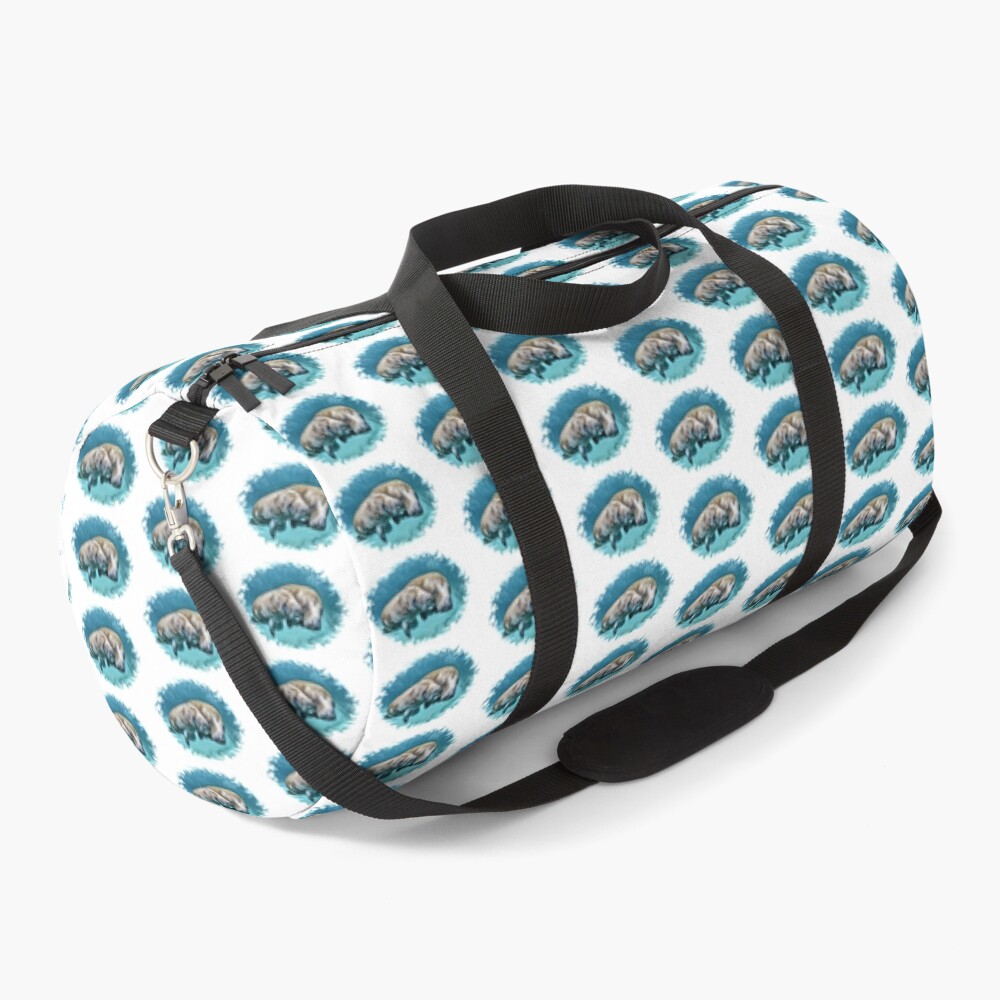 "Manatees Swimming" Duffle Bag for Sale by Heathermarie321 Redbubble