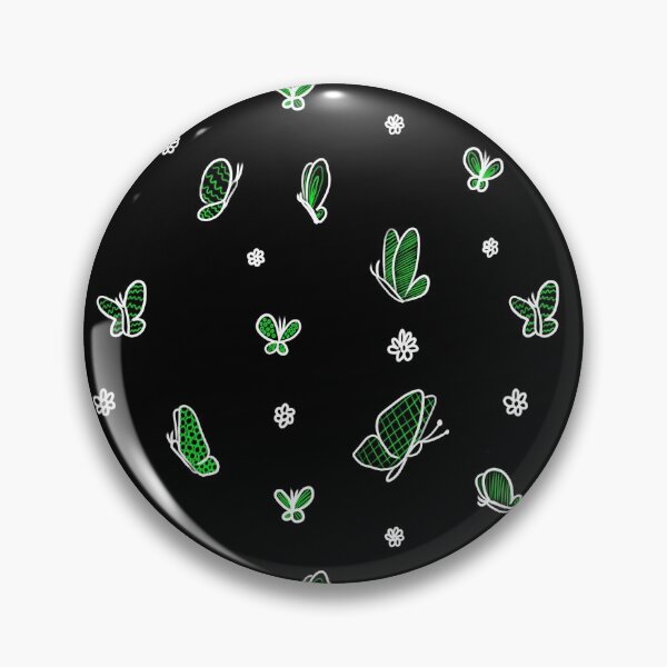 Item preview, Doodly Green Butterflies  designed and sold by Blenderbeetle.