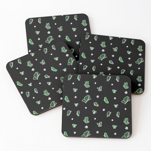 Item preview, Doodly Green Butterflies  designed and sold by Blenderbeetle.