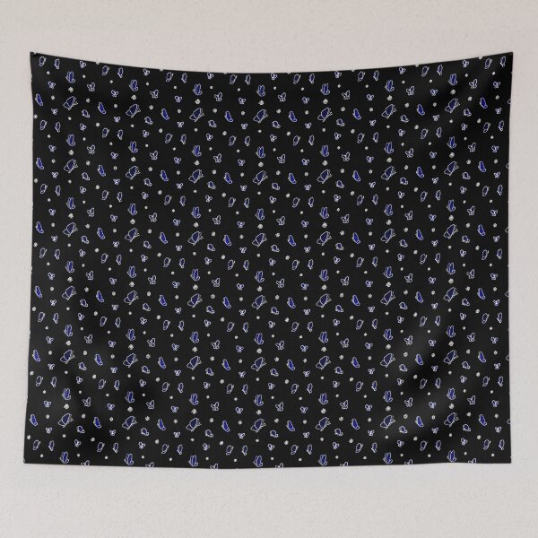Item preview, Doodly Blue Butterflies  designed and sold by Blenderbeetle.