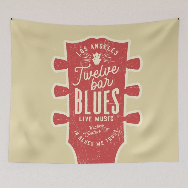 Item preview, Twelve Bar Blues designed and sold by KrakenCreative.